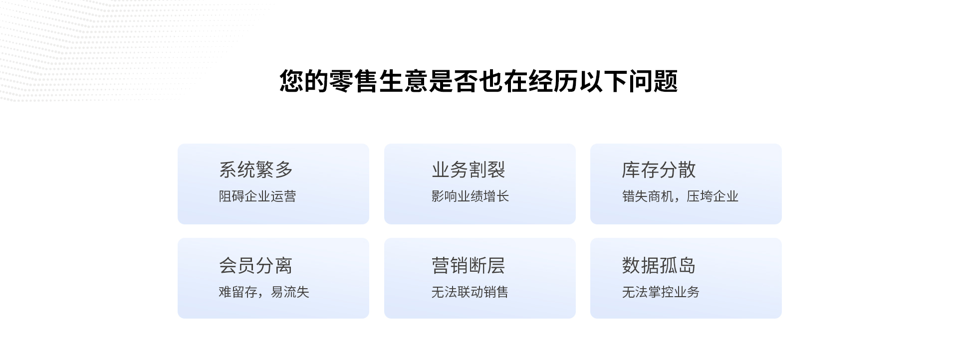 一套系统，一盘货